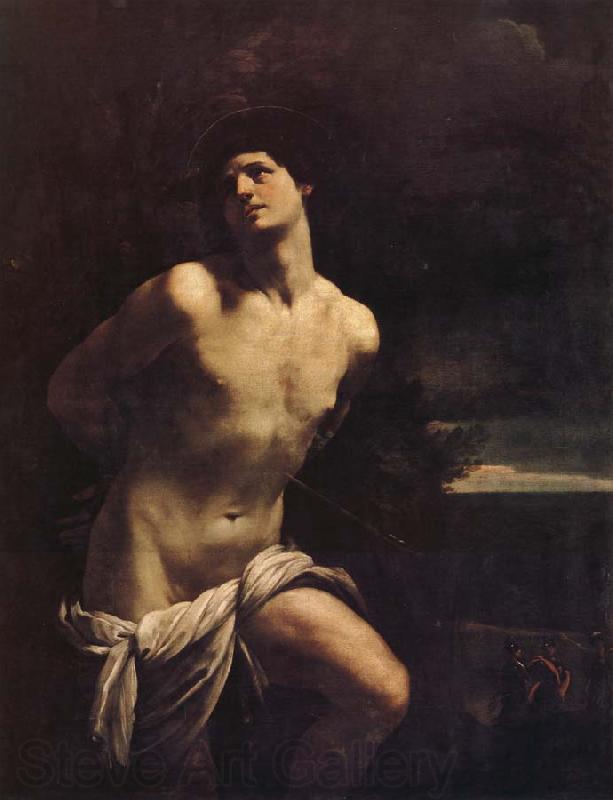 Guido Reni Saint Sebastien martyr dans un paysage Germany oil painting art